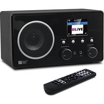 Ocean Digital WR282CD Radio de Internet Dab/Dab + con Bluetooth/FM 2.4 'Pantalla LCD en Color - Negro