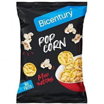 Bicentury Pop Corn Jordi Cruz Tortitas de Maíz Mini, Sabor Pop Corn, 70g