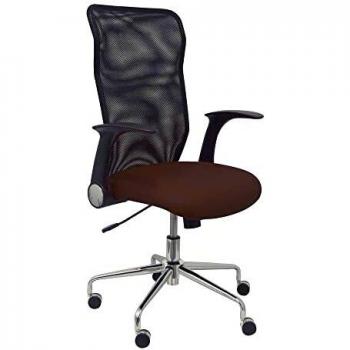 Silla Minaya similpiel marrón marca PIQUERAS Y CRESPO