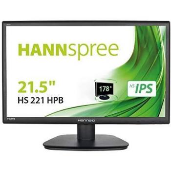 Monitor Hanns-G 21.5'' HS221HPB 16:9 HDMI IPS Panel 1920 X1080 / 60HZ VGA HDMI DVI Multimedia 5MS NE