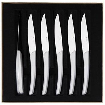 Guy Degrenne 210657 - Estuche con 6 cuchillos de carne