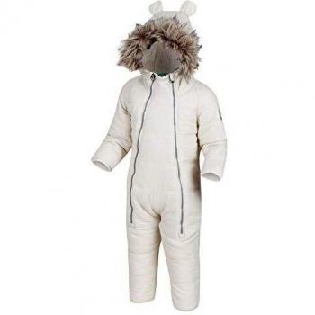 Regatta ' Panya' Reflective Insulated Double Zip Suit Pantalones, Infantil, Vainilla Ligera, XS