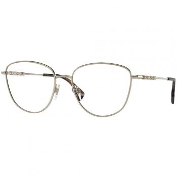 Burberry BE1376 VIRGINIA Asian Fit 1340 Women’s Eyeglasses Gold Size 55 - Blue Light Block Available