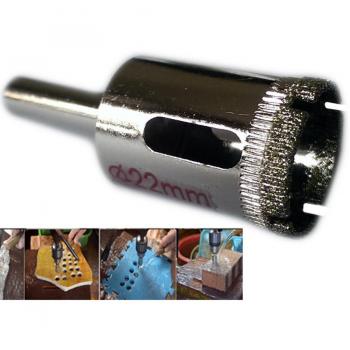 Broca Diamantada para Azulejos y Cerámica Ø 22mm