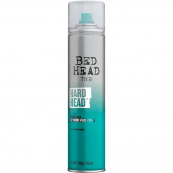 Laca para el cabello Tigi Bed Head Hard Head 385ml Spray para unisex con fijación extra fuerte