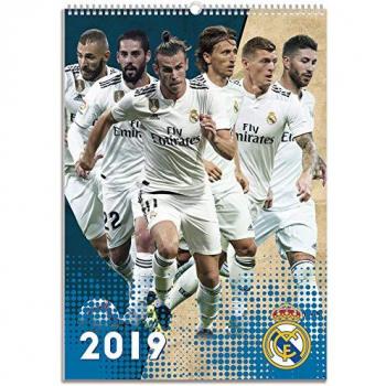 Grupo Erik Editores Calendario 2019-12 Láminas A3 Real Madrid