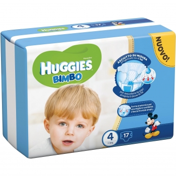 Pañales Huggies Bimbo - Talla 4, 7-18 kg - 17 pañales