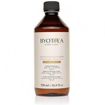 Byothea BYOTEA Aceite de Argán para Masaje Corporal-500 ml, Multicolor, OCS-1924, 500