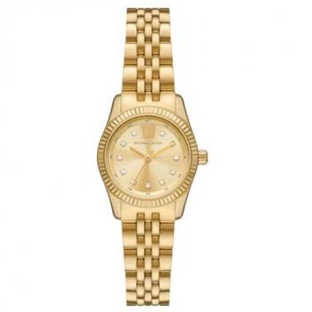 Reloj de mujer Michael Kors Lexington MK4741, acero dorado, diseño elegante, esfera con detalles en oro, resistente al agua