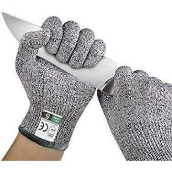 CalmaDragon Guantes Resistentes a Cortes para Alimentos Preteccion para Cocina y Aire Libre Nivel 5 Guantes a Prueba de Corte.