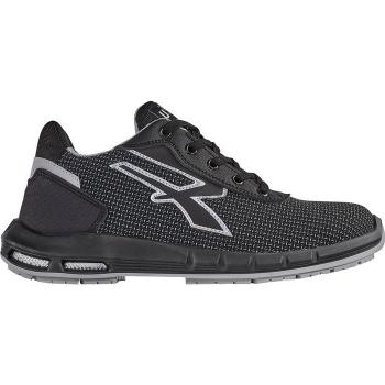 U-POWER Zapato de seguridad Scudo Plus, talla 41, color negro/gris, tipo S3 SRC ESD, cumple con la norma EN20345, material Putek® u.power