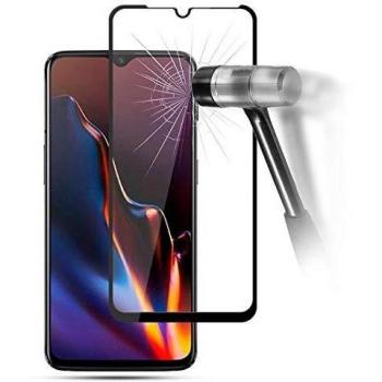 Protector de Pantalla de Cristal Templado 9H Mocolo para OnePlus 6T - Negro