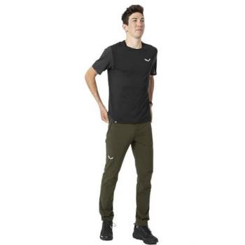 Pantalones largos Salewa Pedroc 4 Durastretch para hombre, color verde, talla L