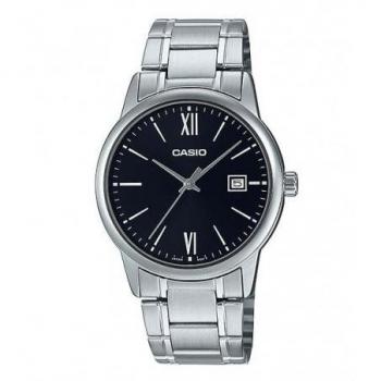 Casio Black Dial Stainless Steel Analog Quartz Men's Watch MTP-V002D-1B3