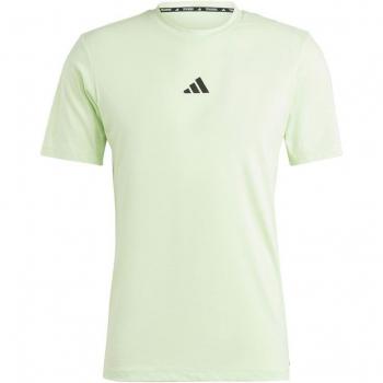 Camiseta de Manga Corta Adidas Logo para hombre en color verde