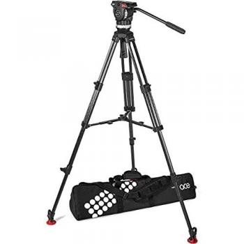 Sachtler XL Ms CF Trípode Sistema Negro