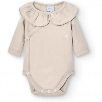 Pack de 2 bodys cruzados con cuello volante para bebé Babidu