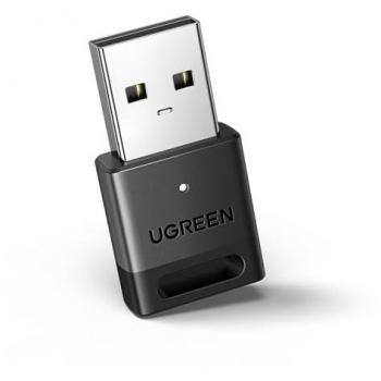 Adaptador Dongle USB Bluetooth 5.3 Ugreen CM591 | Receptor y Transmisor de Audio, Conexión Simultánea hasta 7 Dispositivos, Alcance de 20 m, Compatible con PC y Mac