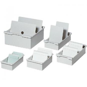 Schedario in plastica Exacompta - A5 orizzontale - 228x225x96mm - 600 schede - 57340D