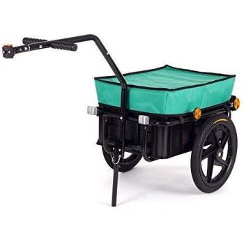 Remolque de Carga para Bicicleta SAMAX 60 Kg / 70 Litros en Verde