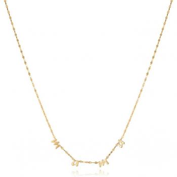 Viceroy Jewels 13153C100-00 - Collar Mamá Plata Dorado