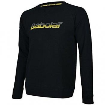 Babolat Core Sweatshirt Boy Camiseta de Manga Larga, Niños, Black/Black, 8-10