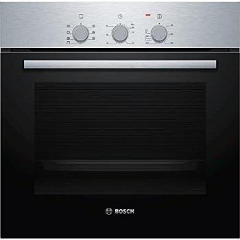 Forno Eléctrico de Incasso Bosch Serie 2 HBF011BR0, 66 L, 3300 W, Clase A, Acero Inoxidable, Ventilado con 5 Funciones
