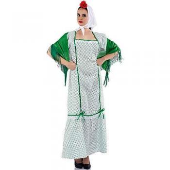 Disfraz de Chulapa Madrileña Verde para mujer