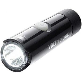 CatEye Volt 100 XC - Luces Frontales y reflectores para Ciclismo, Color Negro