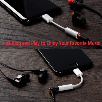 USB C Jack,Tipo C Digital USB C to 3.5mm Headphone Jack Adapter with Hi-Res DAC Chipset para Pad Pro2018, HTC U11/U12, Google Pixel 3/2 XL, Huawei P20/P30/Mate 20/20 Pro,Samsung Note9/S8/S9 and More
