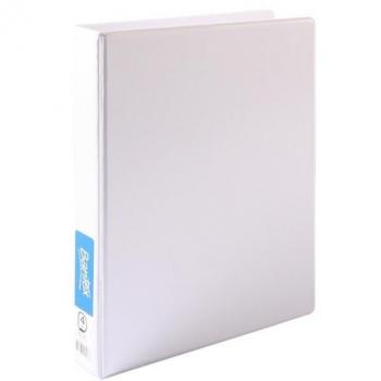 Bantex A4 4 D-Ring 25mm White Insert Binder
