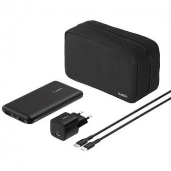 Belkin Powerbank BoostCharge 10.000mAh, Carga Rápida 25W, Diseño Compacto y Accesorios Incluidos