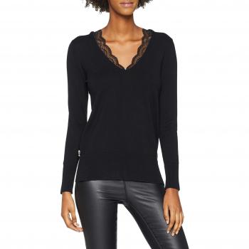 GUESS Beth, Jersey para Mujer, Negro