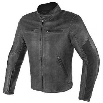 Dainese Chaqueta de piel, Negro, Talla 50