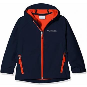 Columbia Cascade Ridge Chaqueta Softshell, Unisex niños, Collegiate Navy, S
