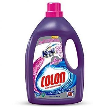 Colon Vanish Powergel - Detergente para lavadora con quitamanchas, adecuado para ropa blanca y de color, formato gel - 40 dosis