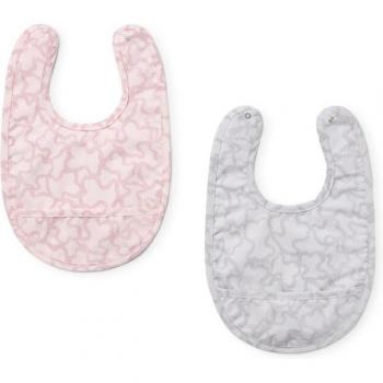 Baberos de Algodón Plastificado Estampados Kaos - Tous - Pack de 2 baberos plastificados para bebés