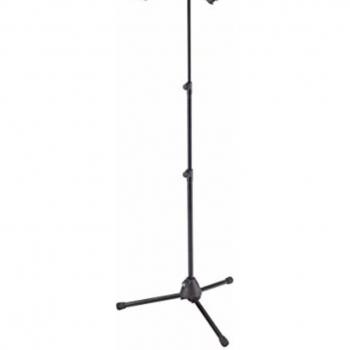 K&M 12297 LED Gooseneck Piano Lamp, Gold-Colored