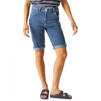 Bermudas de Denim Ligero para Mujer Regatta Erdre Azul Claro Talla 34