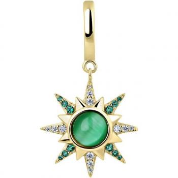 Ear Candy - Piercing aro Zenda de plata con baño de oro 18k
