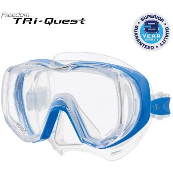Tusa Tri-Quest Mask - Fish Tail Blue