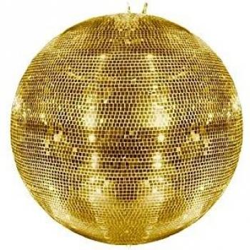 EUROLITE Bola de espejo de 75 cm, color dorado