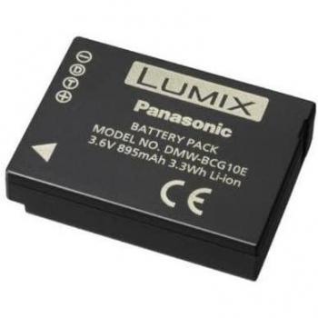 Panasonic DMW-BCG10E Batería de Ión de Litio para Cámaras DMC-TZ7/ZS3, DMC-TZ6/ZS1, 895mAh