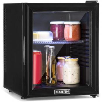 Mini frigorífico Klarstein Brooklyn 32L con puerta de cristal y estante LED