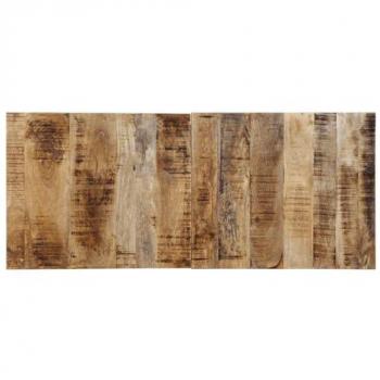 Cabecero de cama 120 cm madera maciza de mango rugoso