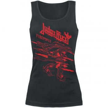 Judas Priest Firepower - One Colour Top Mujer Negro XL