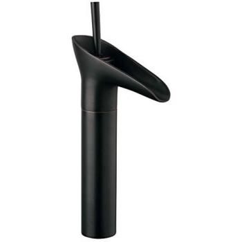 BBSLT Sencillez, estilo vintage, cobre, sentado, negro, lavabo, grifería