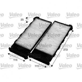 Filtro de habitáculo VALEO 715561, tipo de producto: filtro de aire para el compartimento del pasajero, características: diseño específico para vehículos, filtración eficiente de partículas y contaminantes, fácil instalación, fabricado por VALE