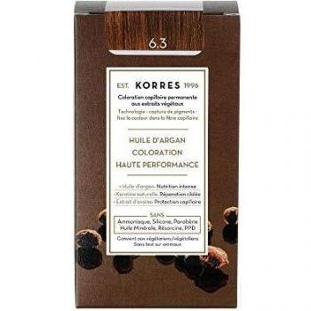 KORRES Argan Oil Permanent Hair Dye - Dark Blonde Gold 6.3 (50 ml)