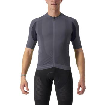 Maillot Castelli Superleggera 3 de Manga Corta Gris Oscuro - Talla M